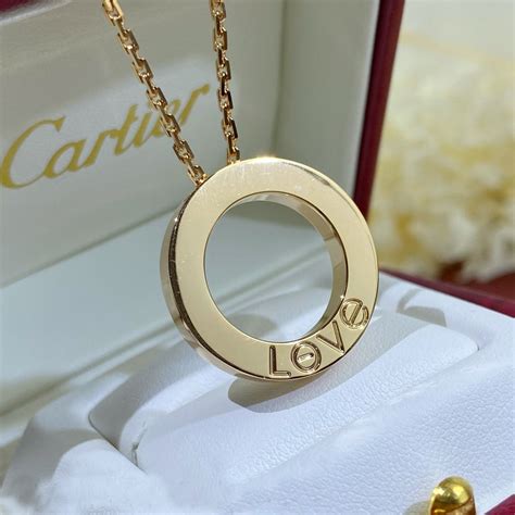 cartier love necklace 3 diamonds.